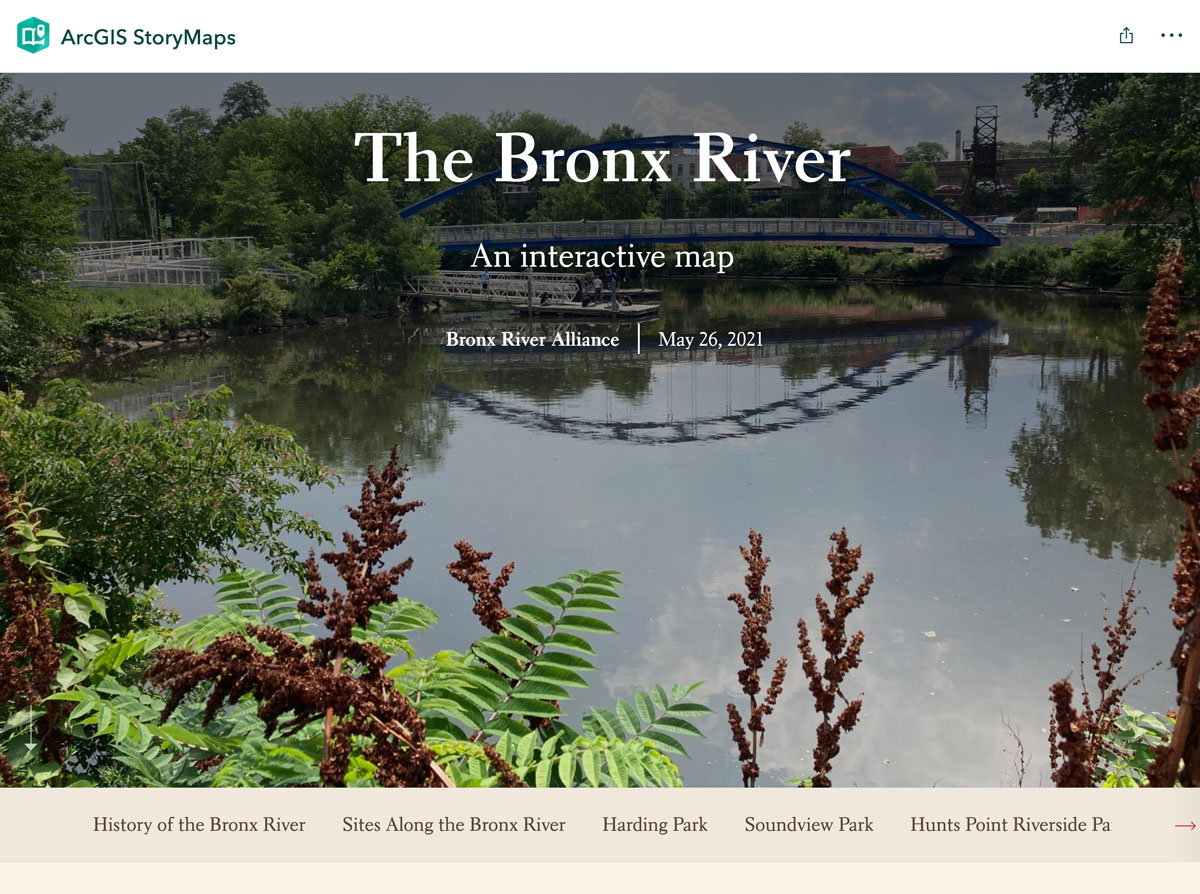The Bronx River: An Interactive Map