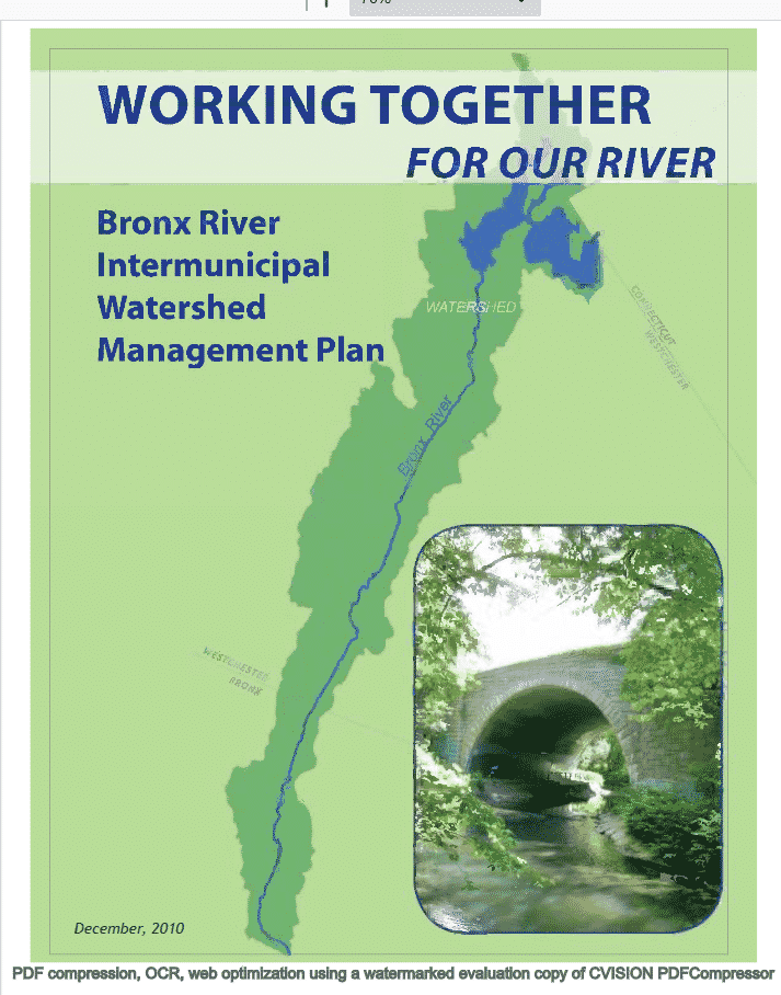 Bronx River Intermunicipal Watershed Plan