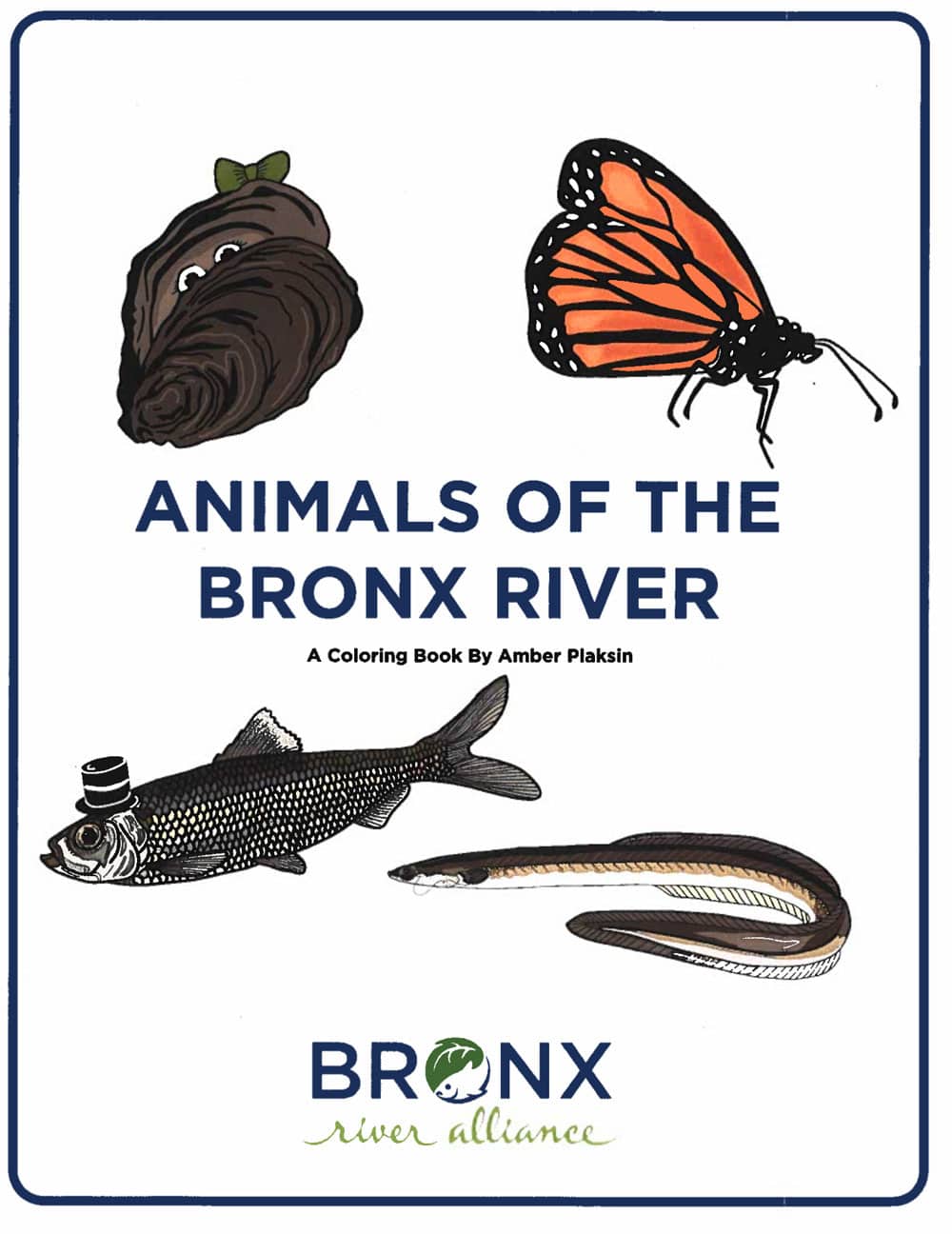 Coloring Book: Animals of the Bronx River