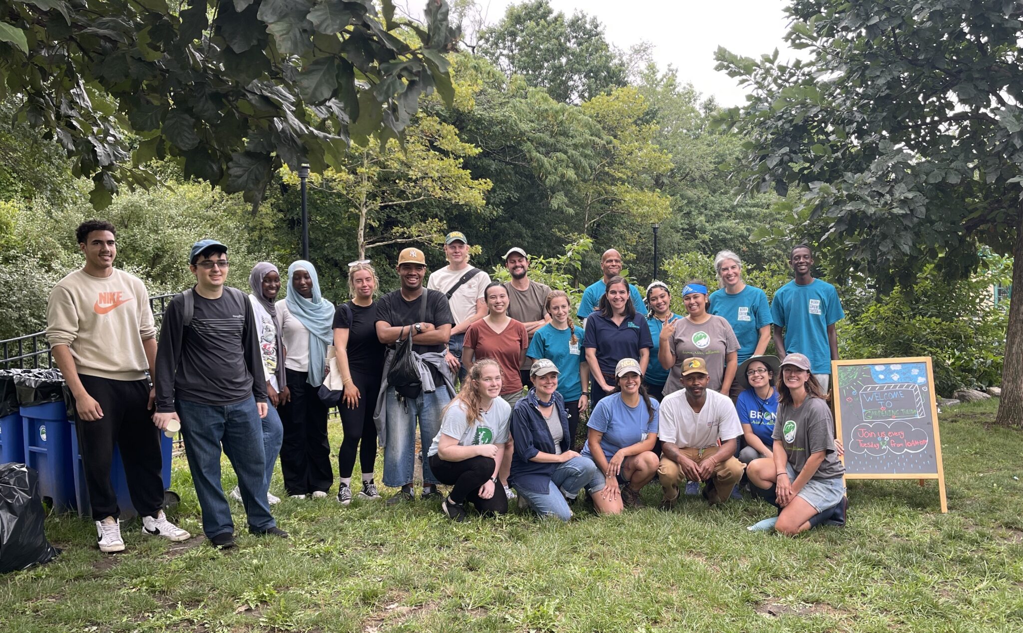 Bronx Watershed Work Day hosted by RAIN Coalition members, Bronx River Alliance, and the Hope Program